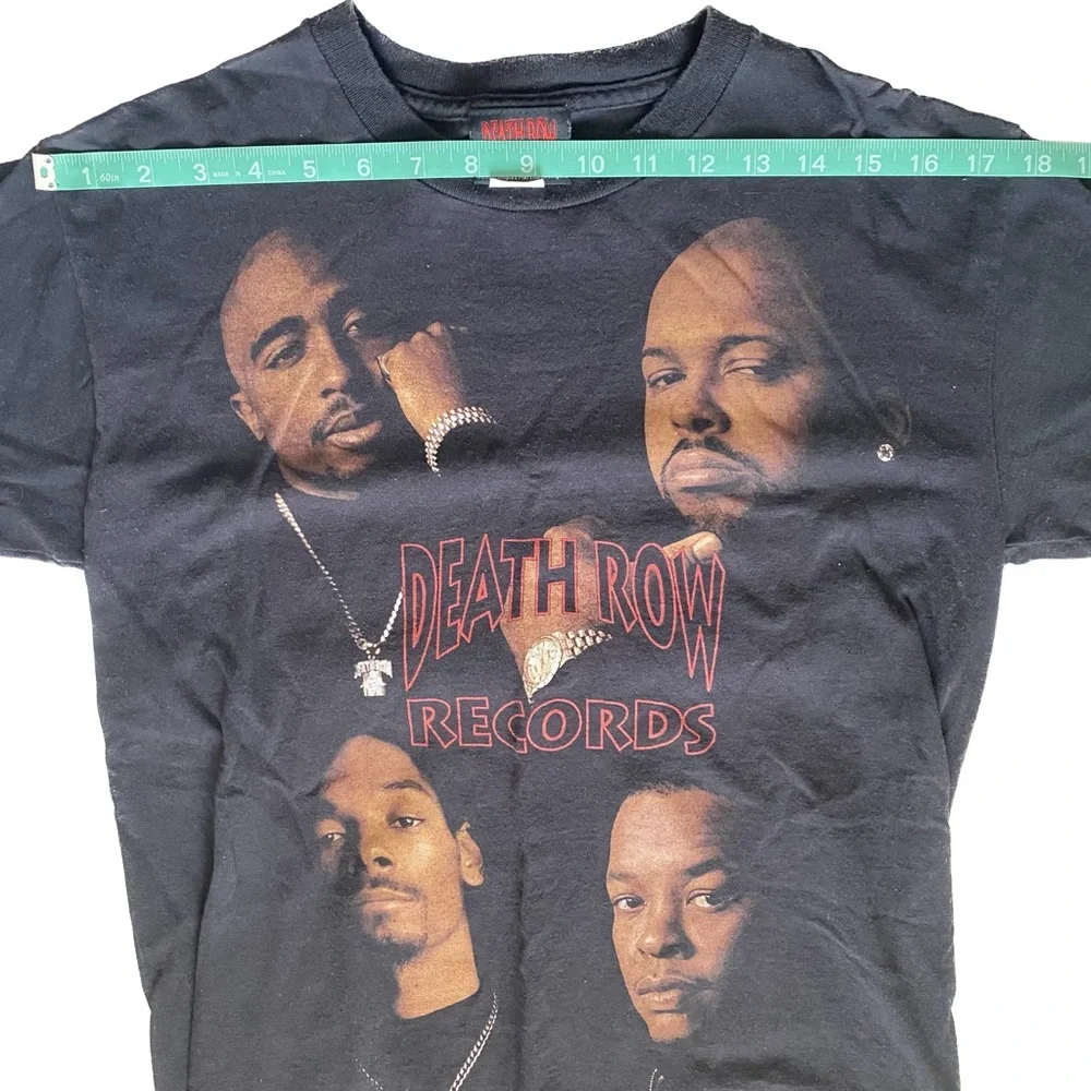 RARE Vintage Death Row Records tee Snoop Dogg Dr. Dre Tupac Suge Knight Size XS - Picture 7 of 8